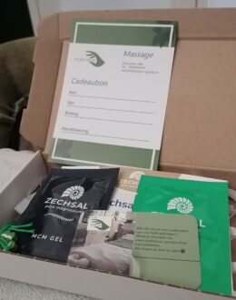 Puur Cadeaubon voor massage naar keuze 45 minuten