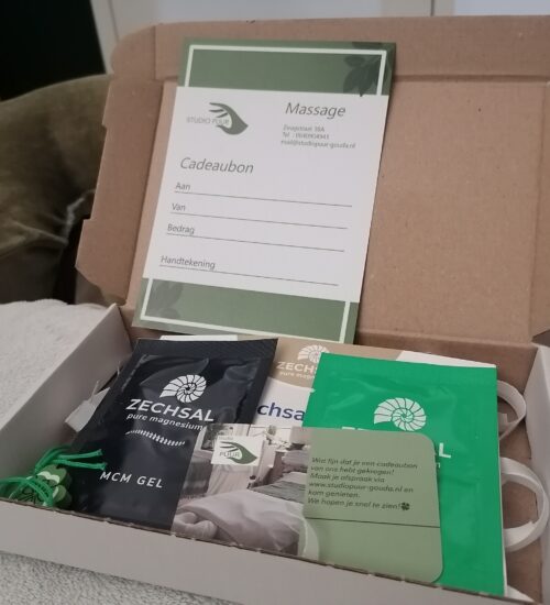 Puur Cadeaubon voor massage naar keuze 45 minuten - Studio Puur Gouda